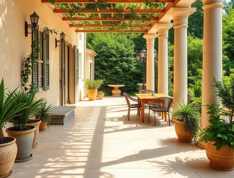 Dijon limestone patios installation